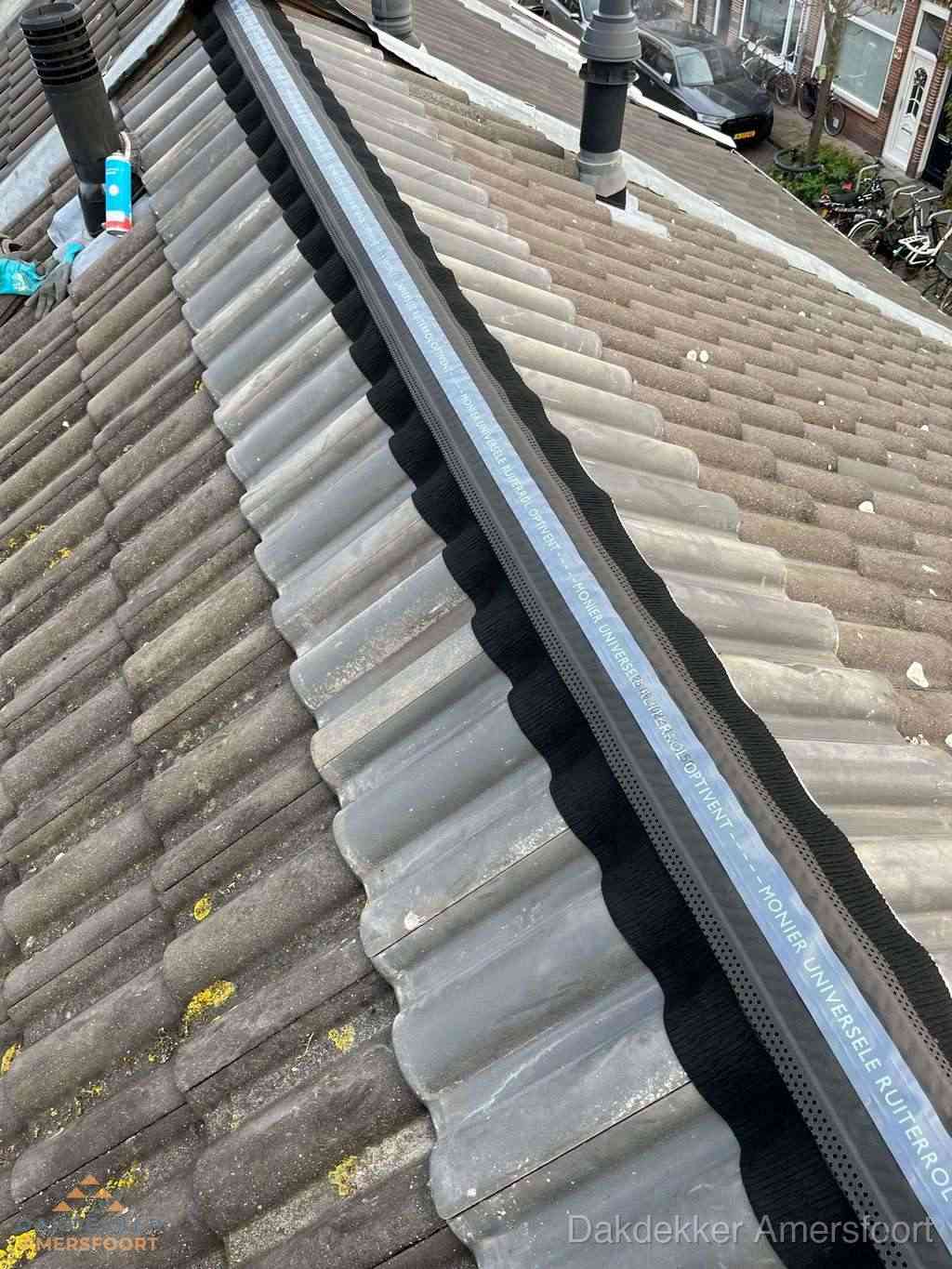 Dakrenovatie plat dak met bitumen dakbedekking in Amersfoort