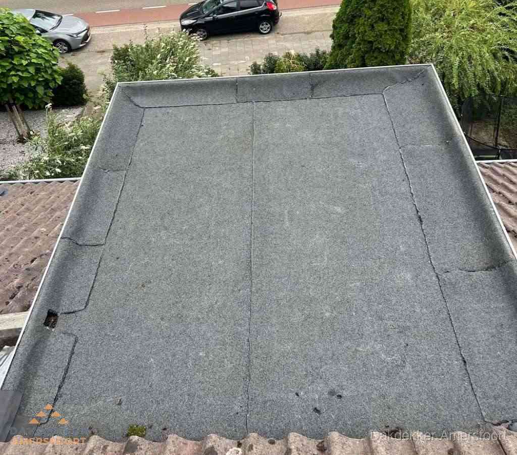 Dakbedekking schuur met bitumen in Amersfoort