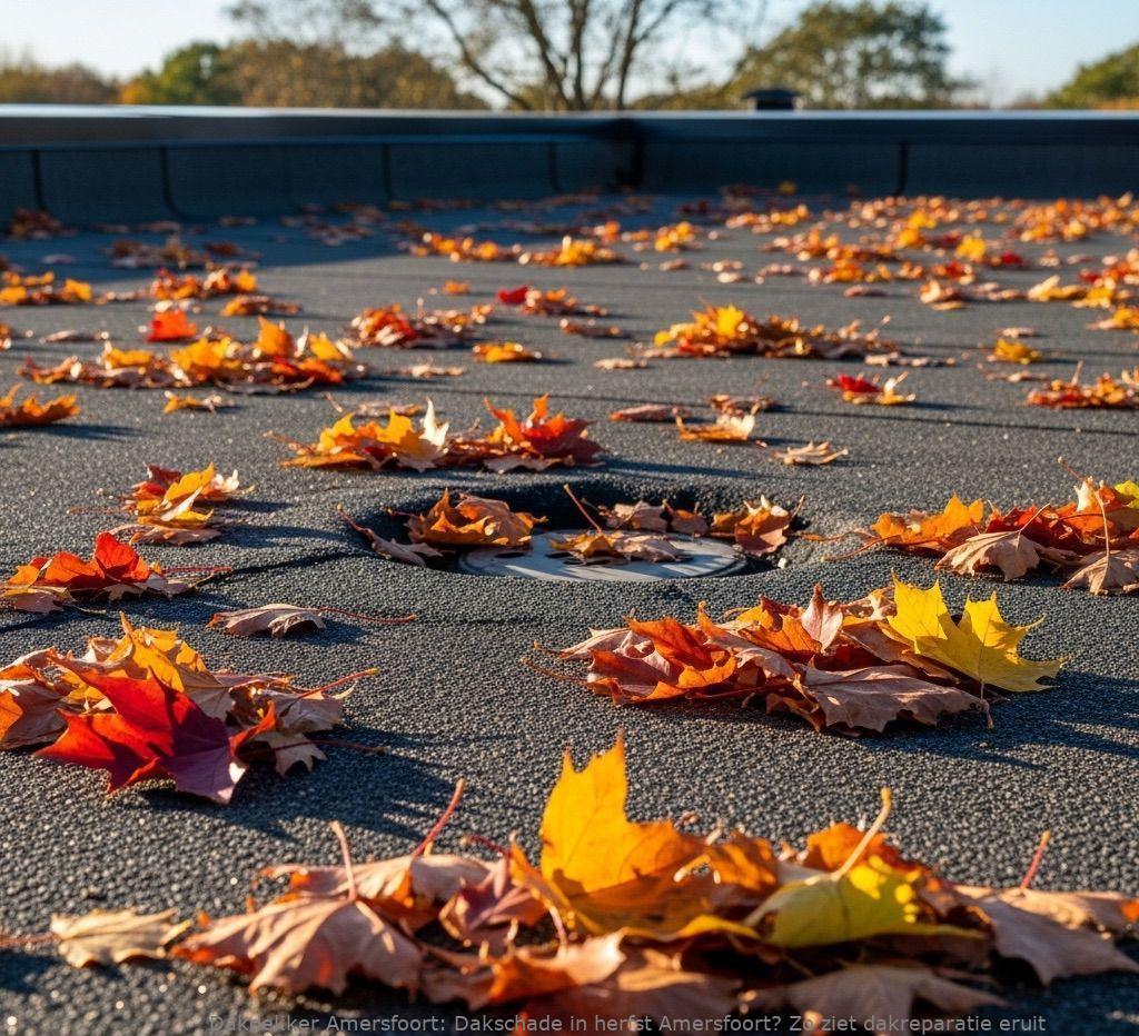 Dakschade In Herfst Amersfoort